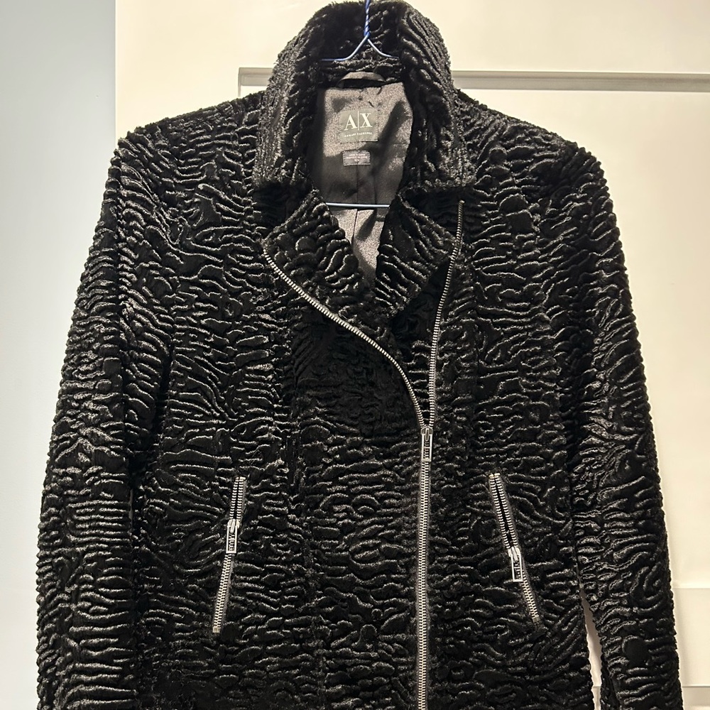 Armani Exchange soft jacket NWOT size M zip up